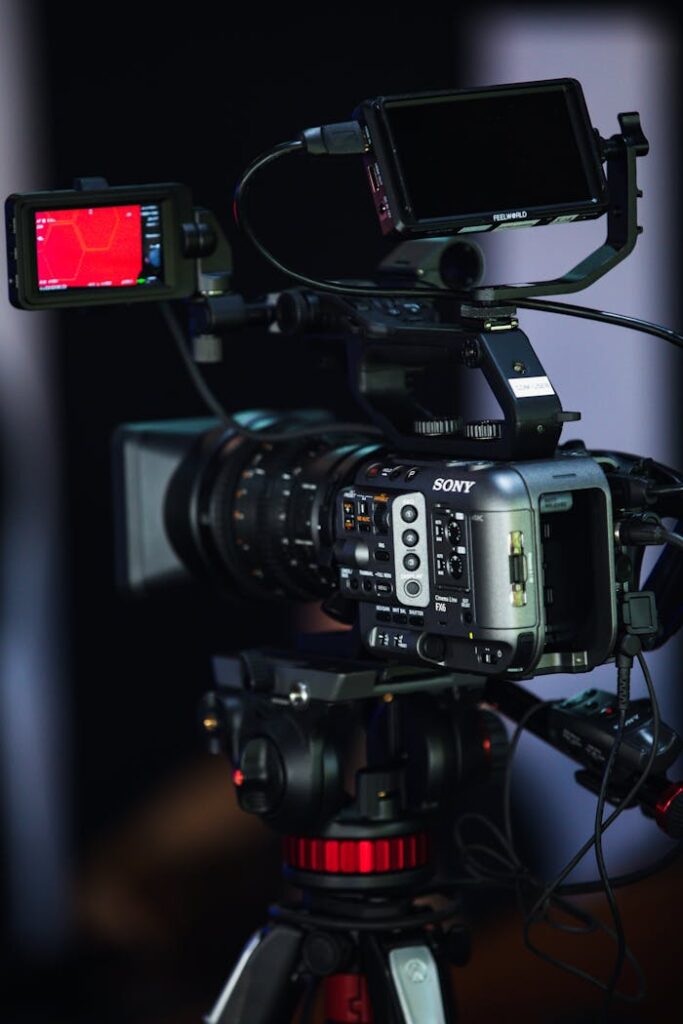 Close-up Photo of Black Camera Equipment